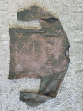 Nash Tie-Dye Crewneck Sweatshirt - Olive & Dusty Rose